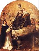 Bartolome Esteban Murillo Virgin Mary and the Santo Domingo oil on canvas